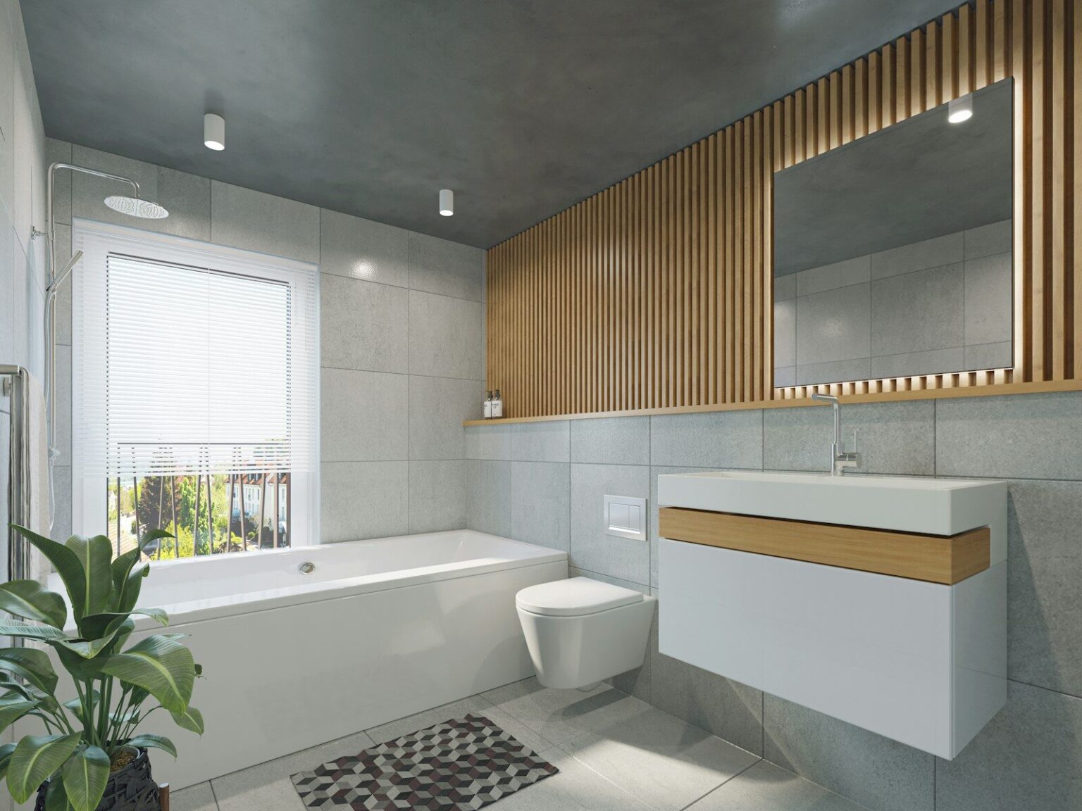 Updating a Bathroom Without Emptying Your Bank Account a bathroom with a toilet, sink, and bathtub